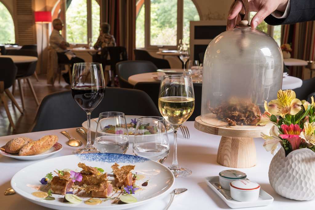 Hotel Les Freres Ibarboure Bidart Étterem fotó
